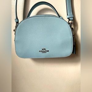 Mini Coach crossbody top handle bag